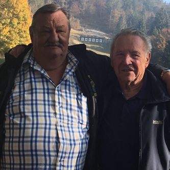 Les vainqueurs Fritz Fiechter Cat.A et Michel Perrin Cat.D/E